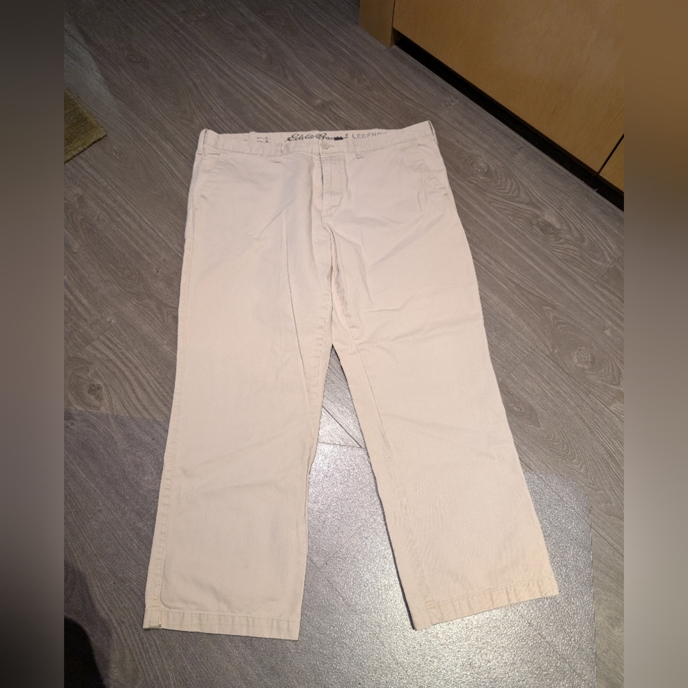 Eddie Bauer Men's Cream Chinos